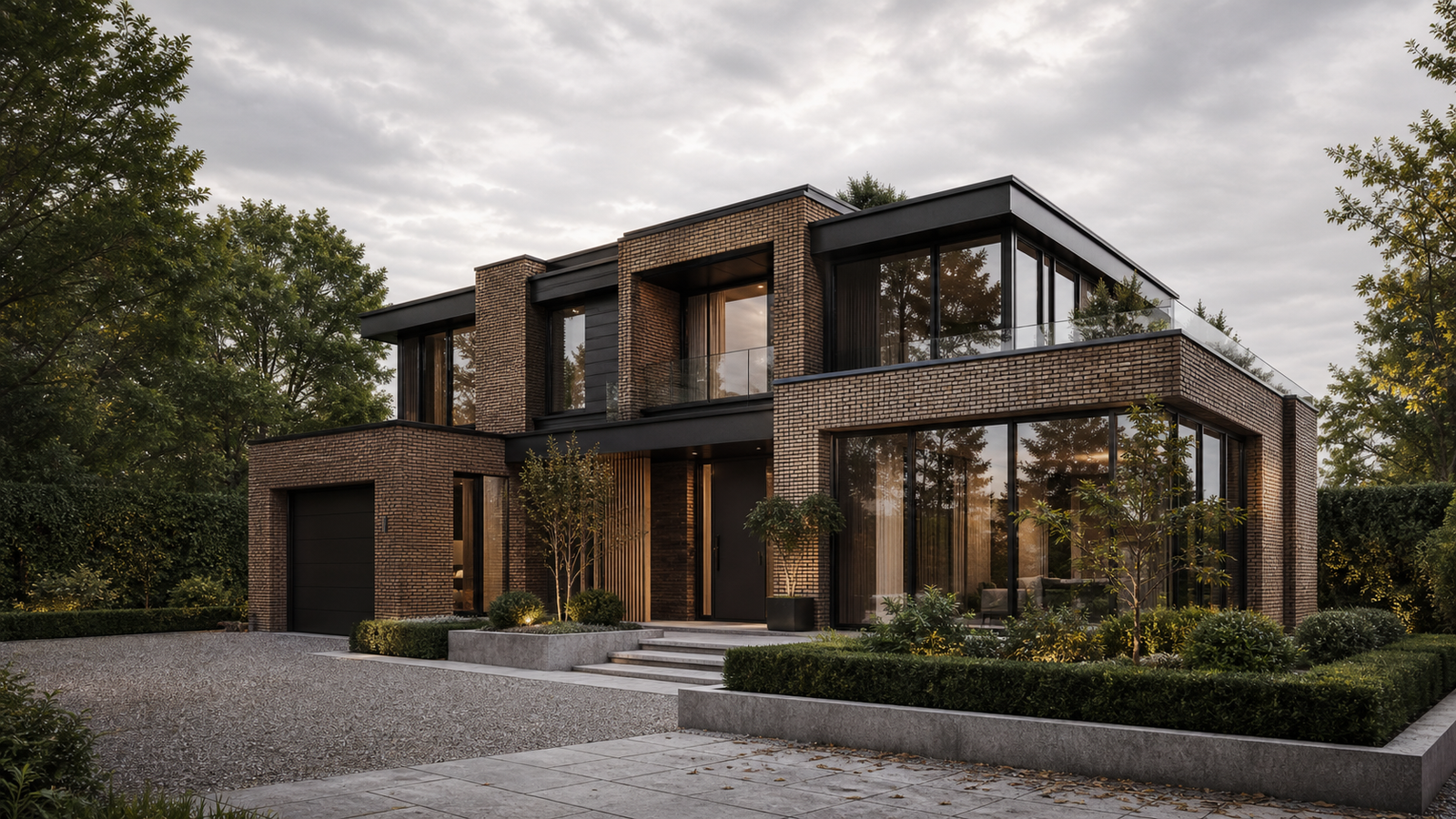 Modern residential exterior