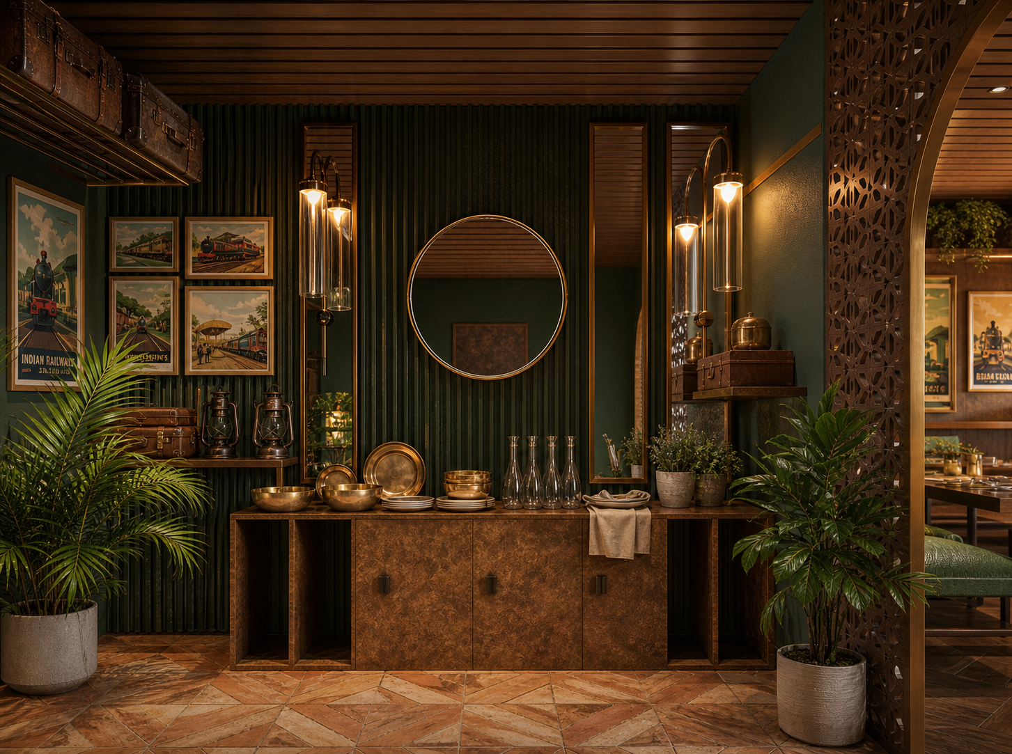 Dakshya restaurant reception area visual